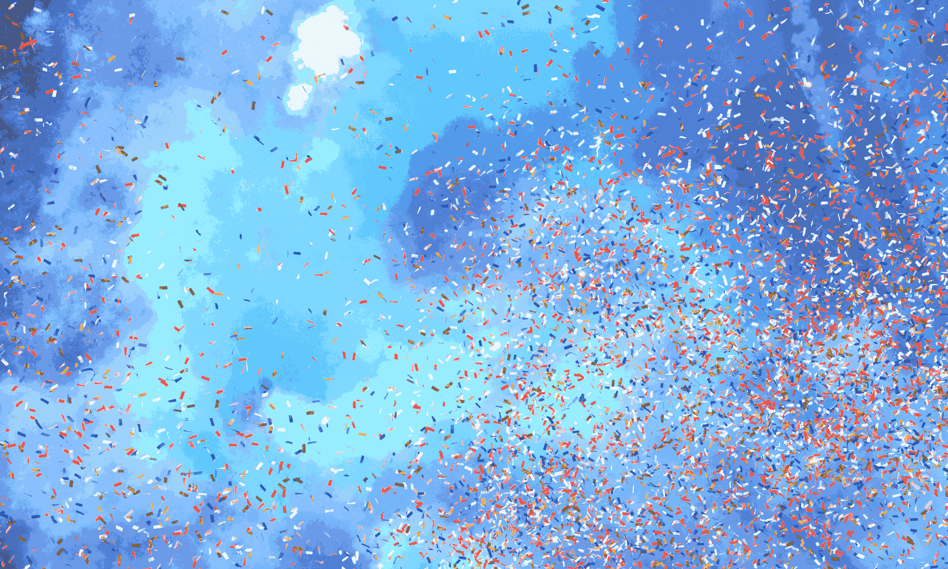 1 Year of the Unitary Patent webinar, confetti