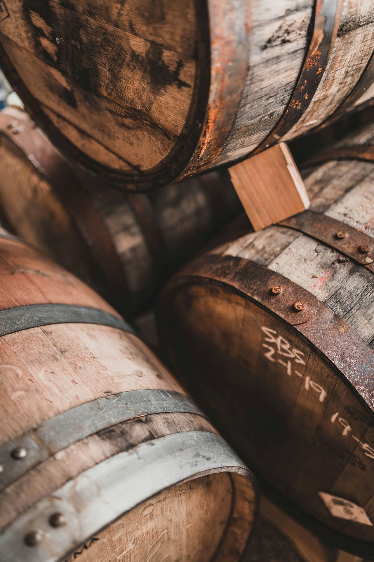 Agricultural trends in the wine industry, image of wine barrels