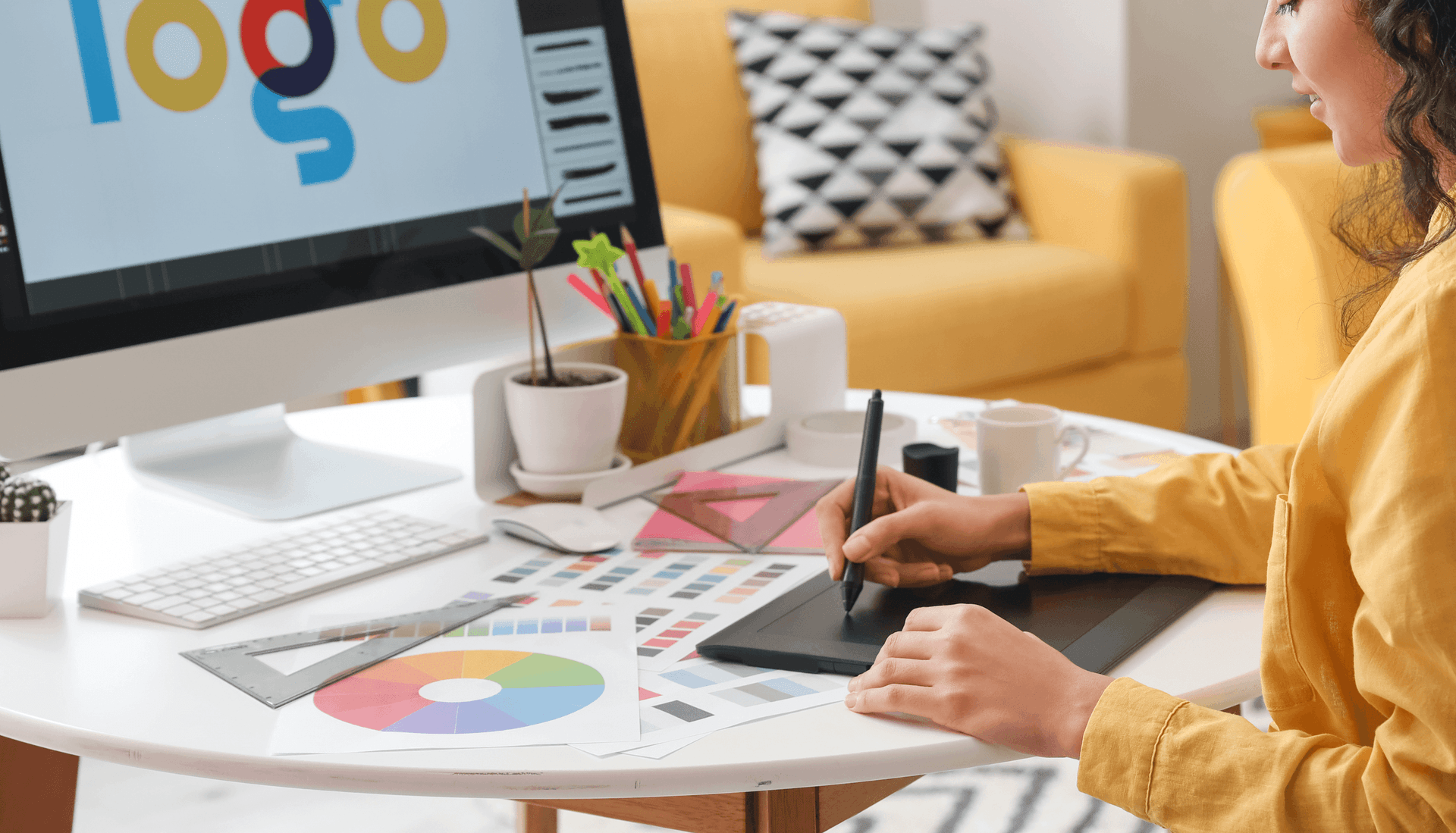 Marketing translation services, corporate localization, black and gray graphic
