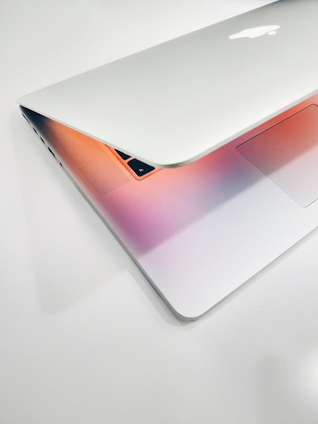 Digital IP documents management, image of laptop