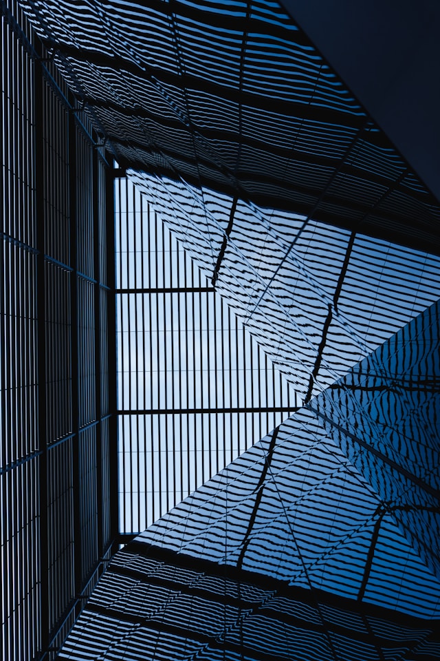 Efficient trademark renewals, image of blue skylight