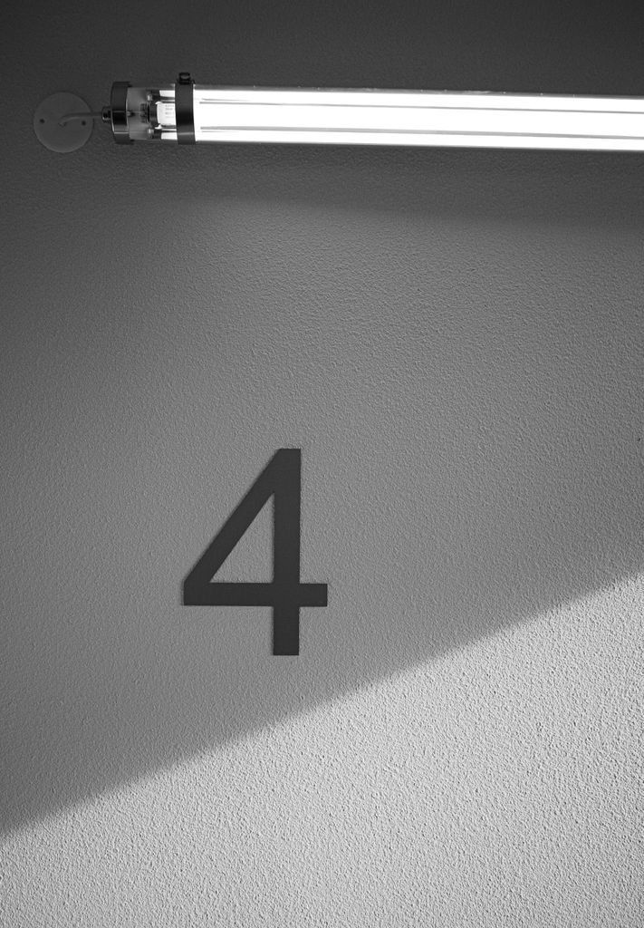 Example of outsourcing, service outsourcing examples, image of number 4 on wall