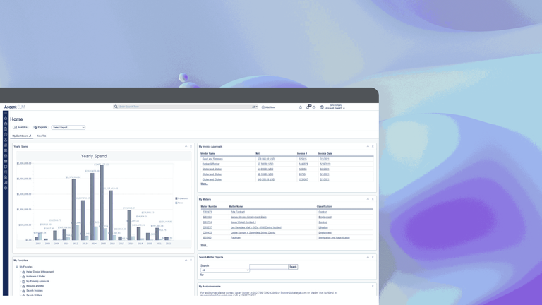 Analyze & Report on All IP Invoices with IP invoice management