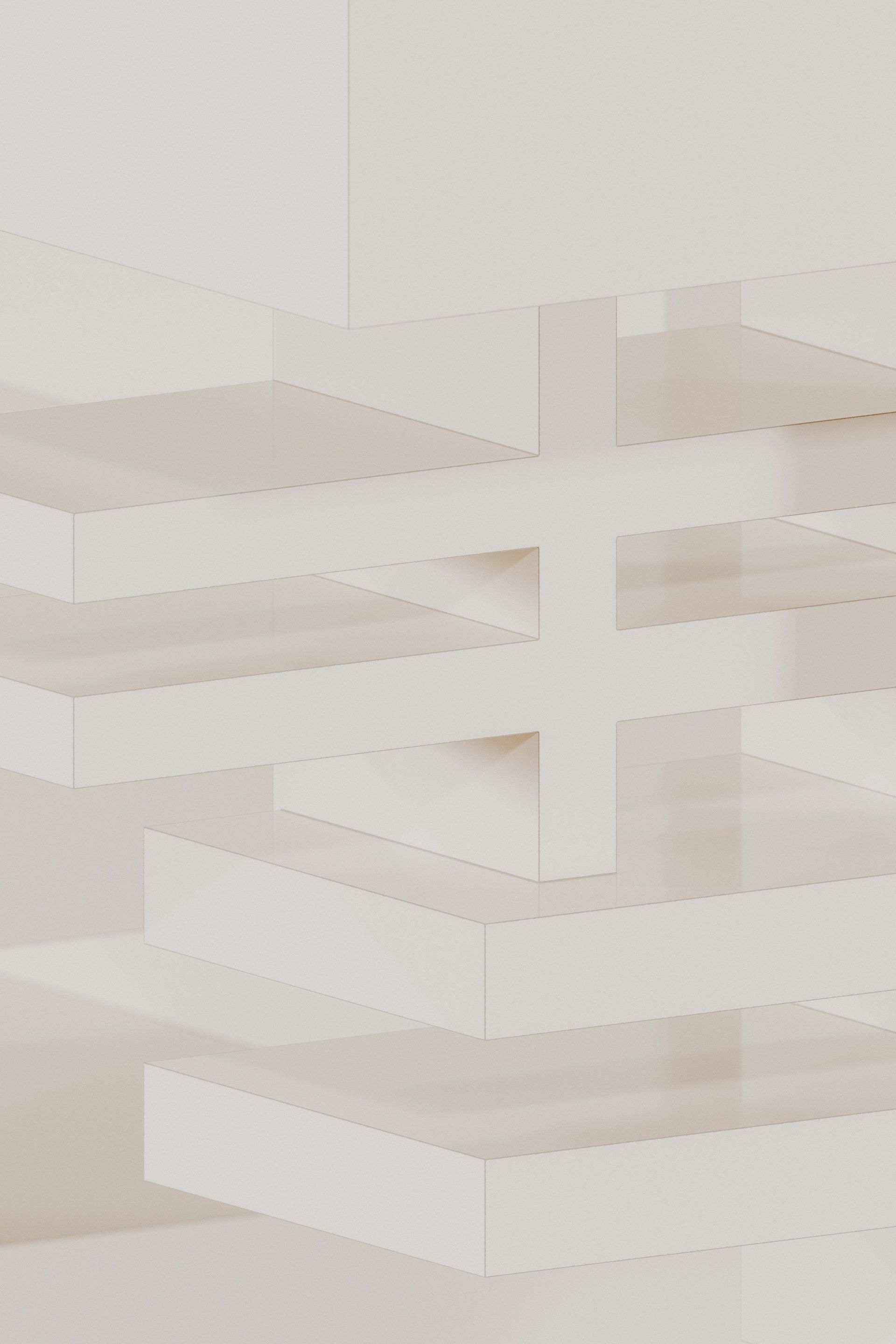 What does patent data reveal about the race to patent AI, image of 3D white blocks