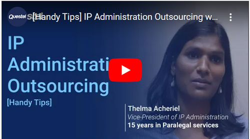 Patent admin support IP admin outsourcing video