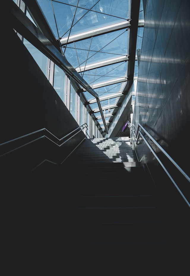 The role of intellectual property, image showing light in darkness