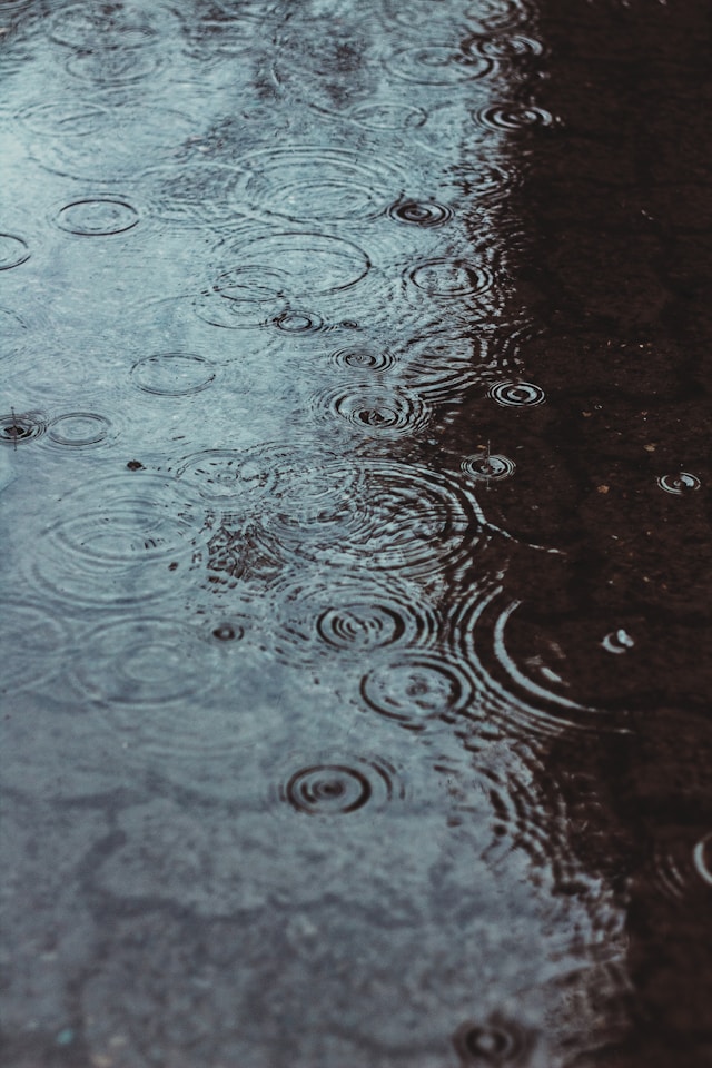 The link between trade tariffs and trademark renewals, image of rain drops, ripple effect